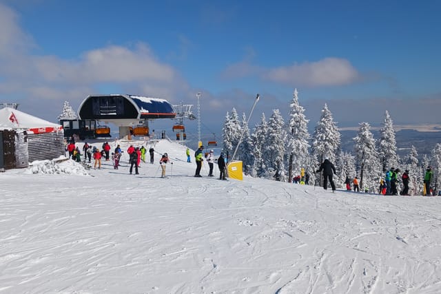 Skiareál Klínovec | Foto: Till Janzer, Radio Prague International